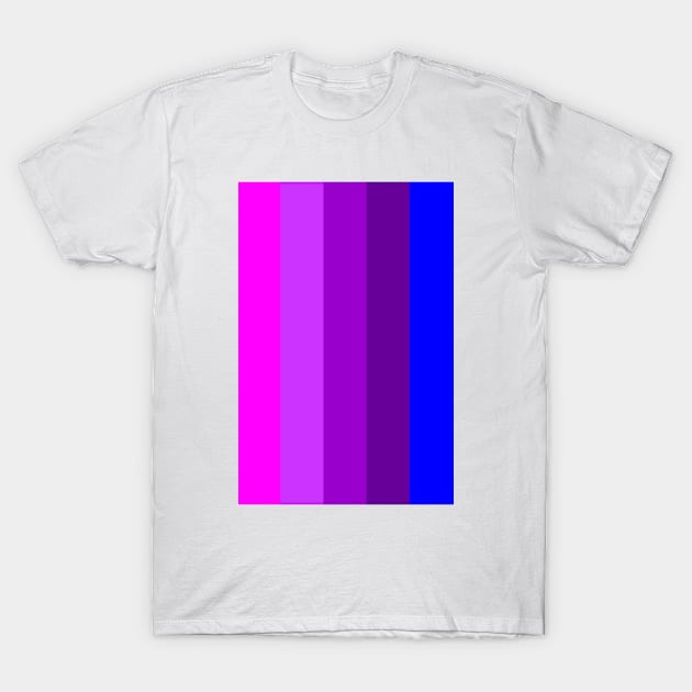 Transgender Flag - Vertical T-Shirt by philliopublius